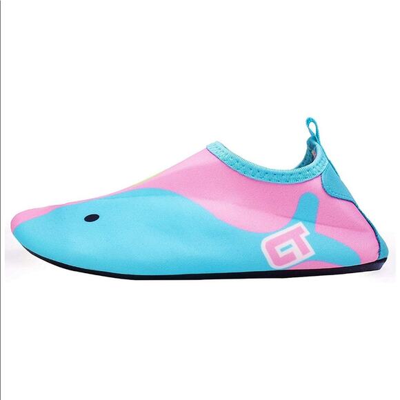 Toddler Water Shoes Pink Whale - Picture 2 of 8